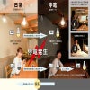 停電を感知して自動点灯機能付き