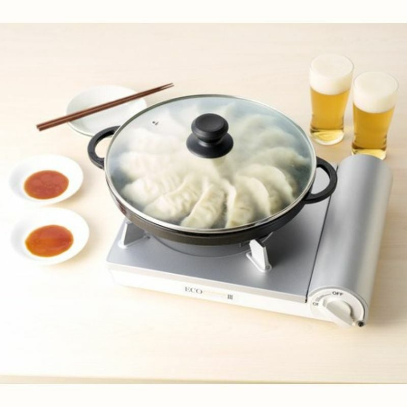 餃子を焼くときに実際に使っている様子