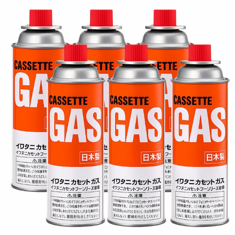 セットのガス6本