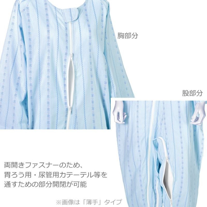 胴と股部分が両開きする説明